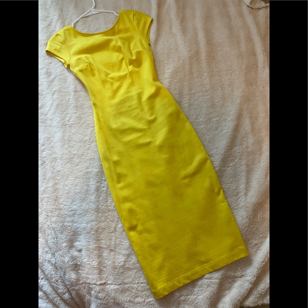 Yellow Zara dress